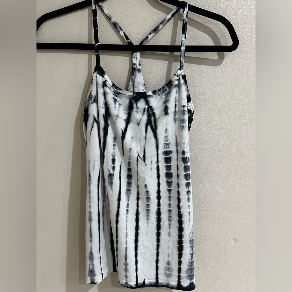 Tie-dye athletic top